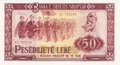ALBANIA-P.45a-50-Leke-1976-UNC