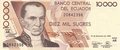 ECUADOR-P.127a-10.000-Sucres-1988-UNC