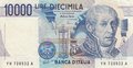 ITALY P.112d - 10.000 Lire 1984 VF