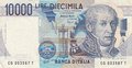 ITALY P.112d - 10.000 Lire 1984 VF