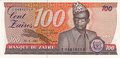 ZAIRE-P.29a-100-Zaires-1983-UNC