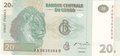 CONGO-DEM.-REPUBLIC-P.94a-20-Francs-2003-UNC
