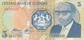 LESOTHO-P.10a-5-Maloti-1989-UNC