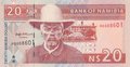 NAMIBIA-P.5a-20-Dollars-ND1996-UNC