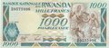 RWANDA P.21a - 1000 Francs 1988 UNC