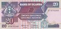 UGANDA P.29b - 20 Shillings 1988 UNC