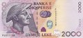 ALBANIA-P.74-2000-Leke-2007-UNC
