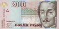 COLOMBIA-P.457c-2000-Pesos-Oro-2006-UNC