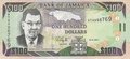 JAMAICA P.84f - 100 Dollars 2011 UNC
