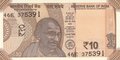 INDIA-P.109-10-Rupees-2017-UNC