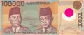 INDONESIA-P.140-100.000-Rupiah-1999-UNC