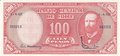 CHILE-P.127a-100-Pesos-1960-UNC