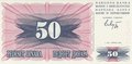 BOSNIA-HERCEGOVINA-P.12a-50-Dinara-1992-UNC