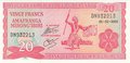BURUNDI-P.27d-20-Francs-2005-UNC