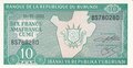 BURUNDI P.33d - 10 Francs 2003 UNC