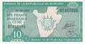 BURUNDI-P.33d-10-Francs-2005-UNC