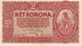 HUNGARY P.58 - 2 Korona 1920 AU