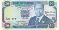 KENYA-P.25b-20-Shillingd-1989-UNC