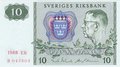 SWEDEN-P.52e-10-Kronor-1988-UNC