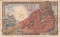 FRANCE-P.100a-20-Francs-1942-Fine