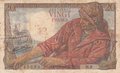 FRANCE P.100a - 20 Francs 1942 Fine