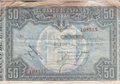 SPAIN PS.564a - 50 Pesetas 1937 VF Stain