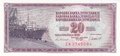 YUGOSLAVIA-P.88br-20-Dinara-1981-UNC-Replacement