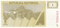 SLOVENIA P.1a - 1 tolar 1990 UNC