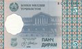 TAJIKISTAN-P.11a-5-Diram-1999-UNC