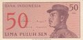INDONESIA-P.94a-50-Sen-1964-UNC