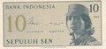 INDONESIA P.92 - 10 Sen 1964 UNC