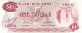 GUYANA-P.21d-1-Dollar-ND-1966-92-UNC