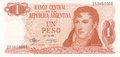 ARGENTINA-P.287a-1-Peso-ND-1970-73-AU