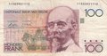 BELGIUM-P.142a-100-Francs-ND-1982-84-Fine