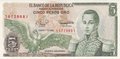 COLOMBIA-P.406f-5-Pesos-1981-XF