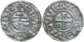 Carolingians. Charles the Bald, 840-877, Quentovic. AR Denier