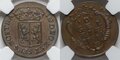 GELDERLAND-Duit-1761-NGC-AU-58-BN