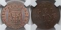 GELDERLAND, Duit 1784 NGC MS 63 BN