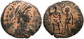 Honorius. AD-393-423.-Æ-17mm-2.12-g.-Nicomedia