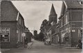 ZEDDAM-Boven-Dorpstraat-met-Bergtotren-molen-en-R.-K.-Kerk
