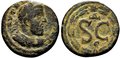 Syria-Seleucis-and-Pieria. Antioch.-Macrinus. AD-217-218.-Æ-As-19mm-4.87-g