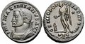 Maximianus. First-reign-AD-286-305.-Æ-Follis-28mm-10.97-g.-Lugdunum