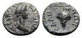 Lydia-Sala. Domitia. Augusta-AD-82-96.-Æ-15mm-1.76-g.-Grape-Bunch