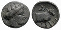 Euboia-Histiaia. 4th-3rd-centuries-BC.-Æ-13mm-2.10-g.-Bull
