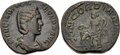 Otacilia-Severa. Augusta-AD-244-249.-Æ-Sestertius-27mm-15.96-g