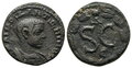 Syria-Seleucis-and-Pieria. Antioch.-Diadumenian. AD-218.-Æ-As-17mm-4.05-g