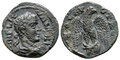 Troas-Alexandria. Gallienus. AD-253-268.-Æ-21mm-5.14-g.-Eagle