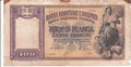 ALBANIA-P.8-100-Franga-ND-1939-1940-VG