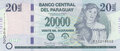 PARAGUAY-P.238a-20.000-Guaranies-2015-UNC