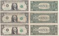UNITED-STATES-Set-of-3x-1-Dollar-1963-1969-&amp;-1981-Fine-Very-Fine